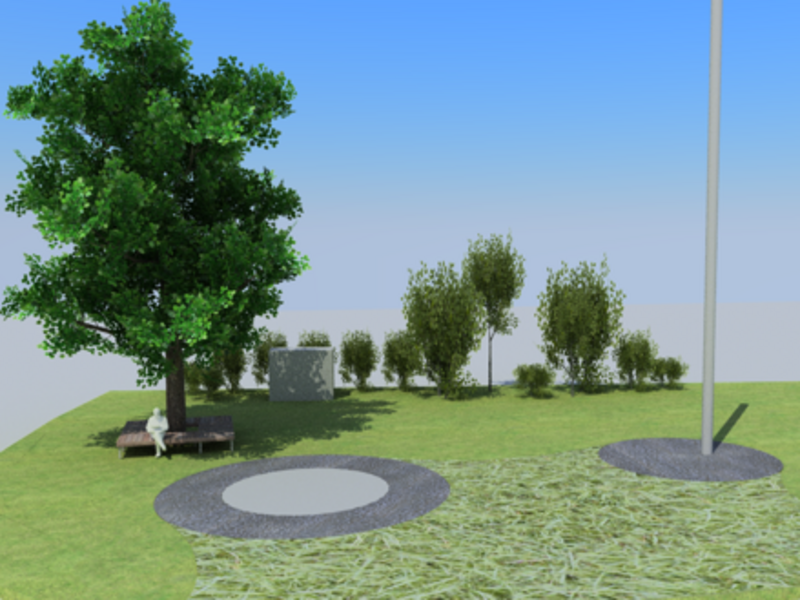 Gestaltung des Maibaum- und Festplatzes