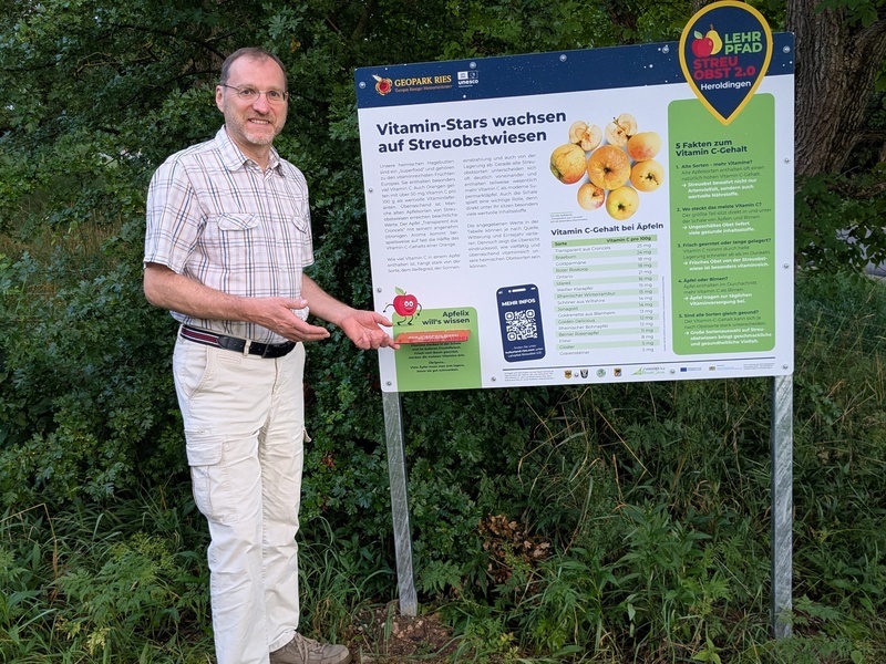 Beschilderung Obstlehrpfad